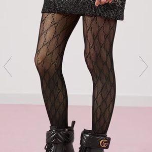 GUCCI NET STOCKINGS!
